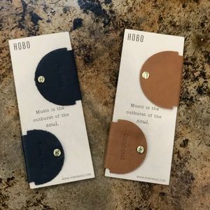 NWT Hobo Tune Leather Headphone Cord Keep natural